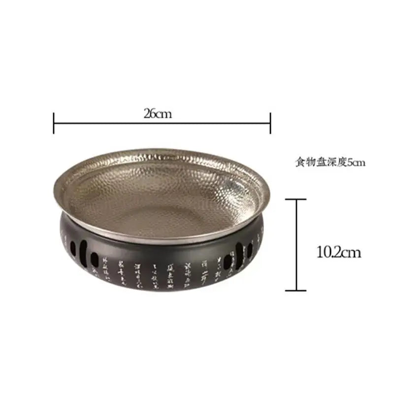 Afralia™ Stainless Steel Alcohol Stove: Warm Soup & Hot Pot for Home & Commercial Use
