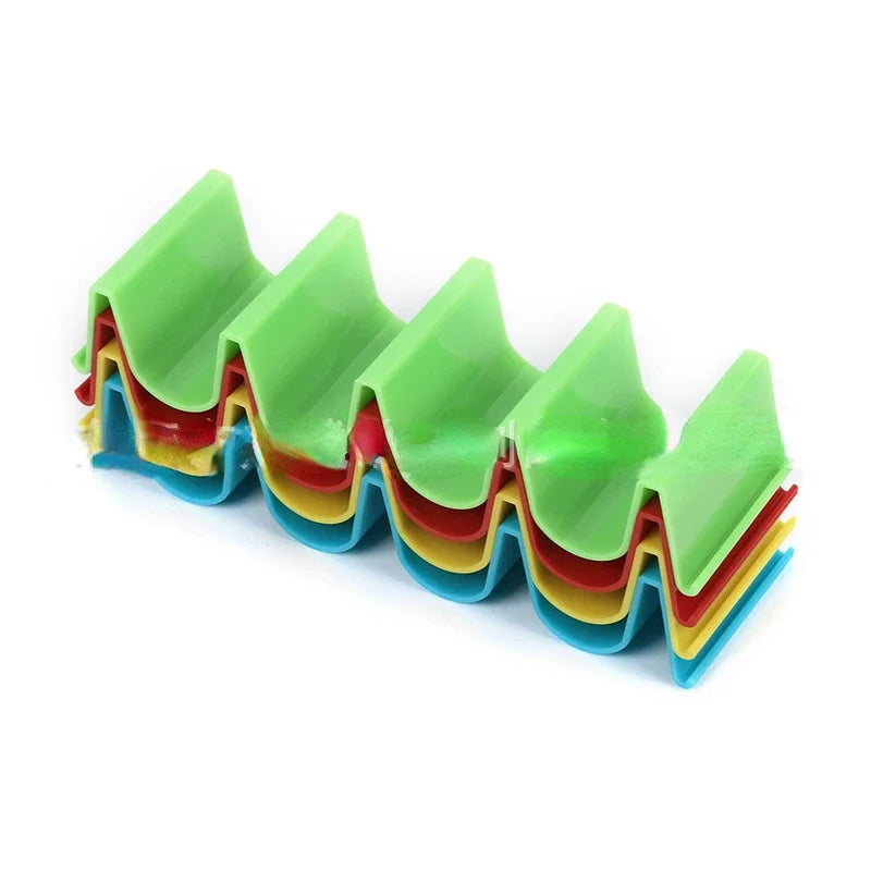 Afralia™ Wave Taco Cake Pancake Rack - Creative Tortilla Holder for Cafes