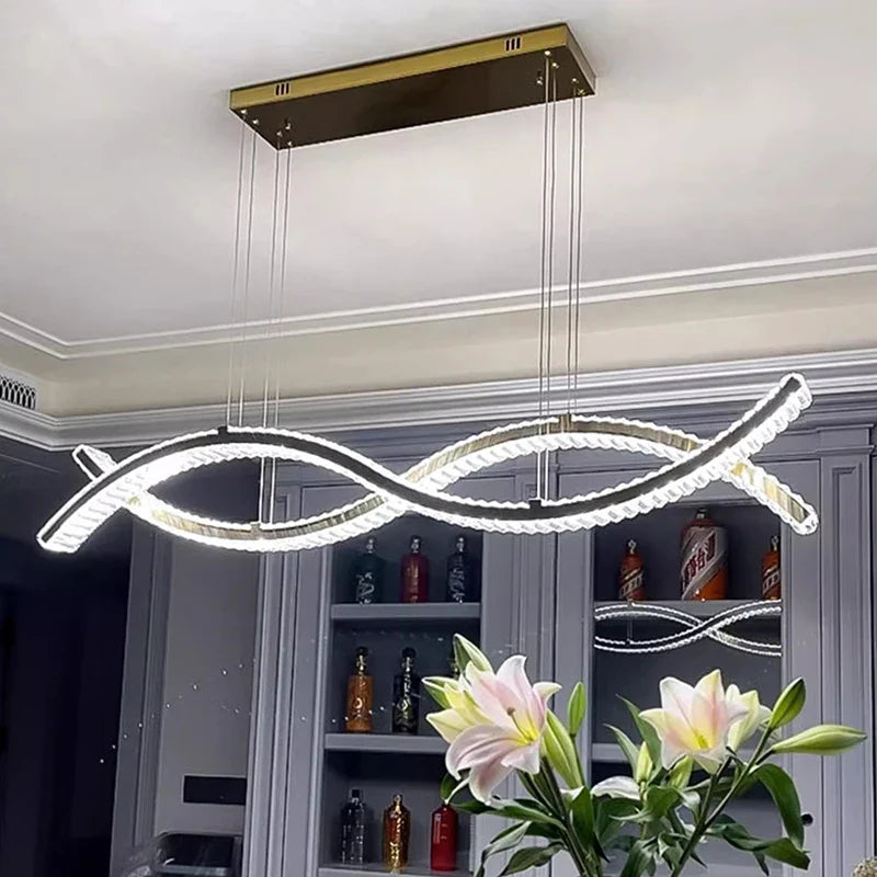Afralia™ Modern Pendant Chandelier for Dining Room Ceiling Lighting
