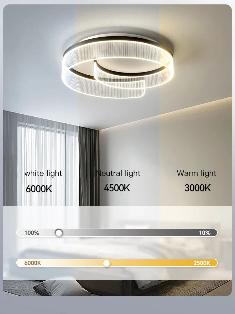 Afralia™ LED Chandelier: Modern Luxur Ceiling Lighting for Living Room, Bedroom, Kitchen, Study