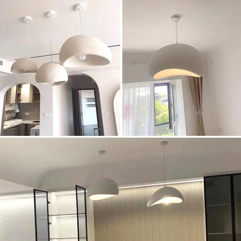 Afralia™ Wabi Sabi LED Pendant Light for Modern Kitchen and Living Room