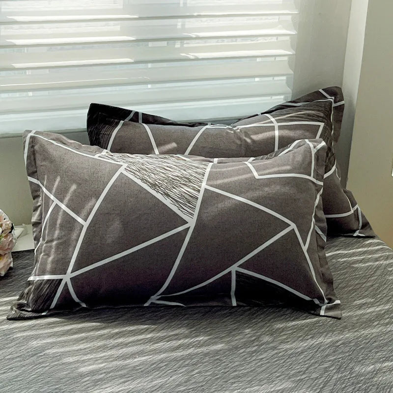 Afralia™ Cozy Cotton Bedding Set for Double Bed, Autumn Winter Duvet Cover Kit