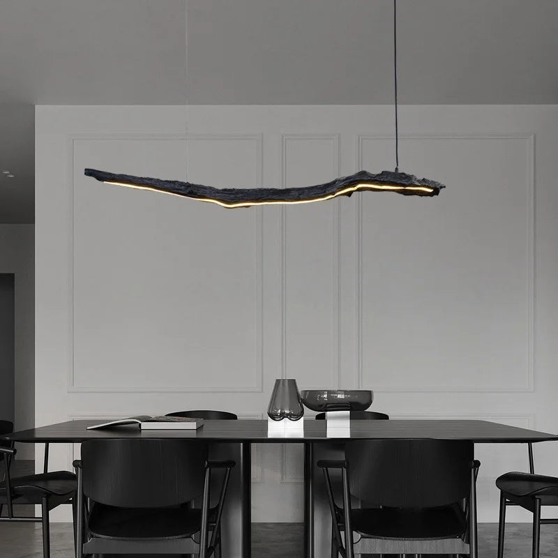 Afralia™ LED Strip Lights: Nordic Personality Hanging Lamps for Home, Office, and Cafe