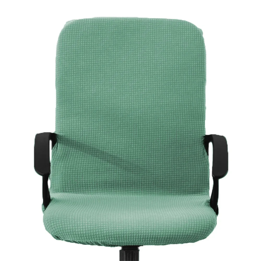 Afralia™ Solid High Armchair Cover Elastic Accent Seat for Home Office