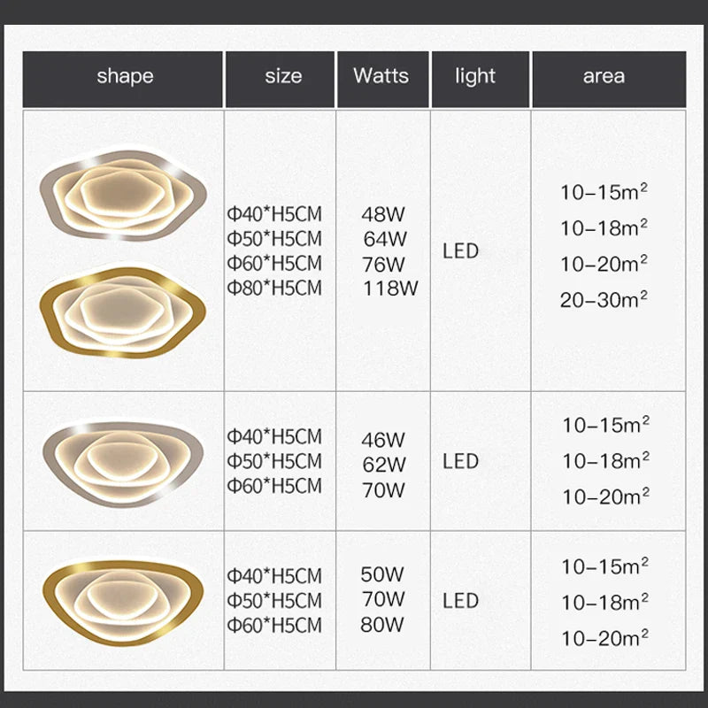 Afralia™ Gold Luxury LED Ceiling Chandelier for Modern Living Rooms, Bedrooms, and Kitchens