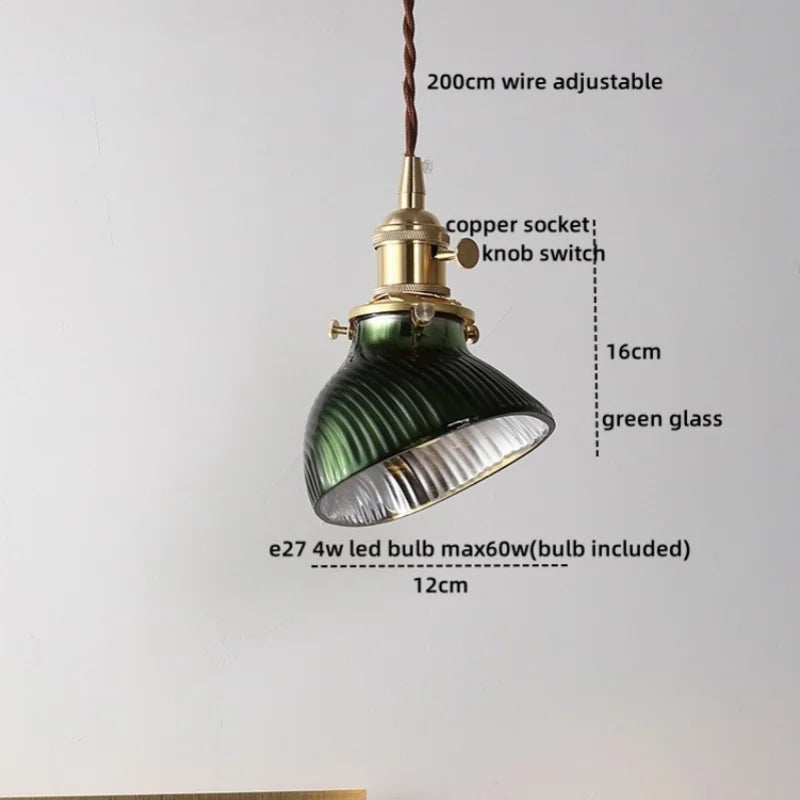 Afralia™ Ceramic Copper LED Pendant Lamps Modern Hanging Light Fixtures