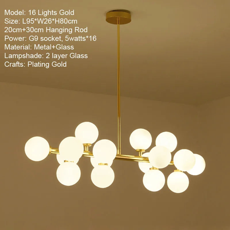 Glass Pendant Lamp for Dining Room & Bedroom Decor, Afralia™ Ceiling Light