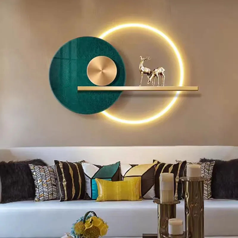 Afralia™ Colorful Metal LED Wall Sconce Minimalist Modern Lamp for Parlor & Bedside