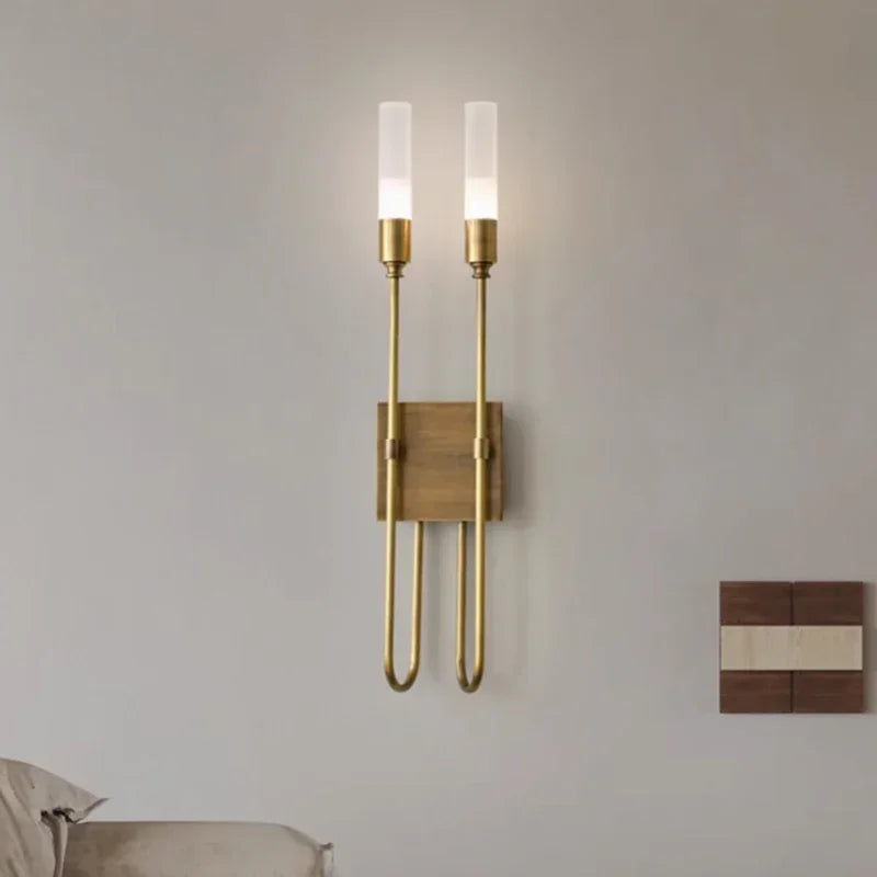 Afralia™ Double Headed LED Wall Lamp - Nordic Luxury Sconce for Home Decor