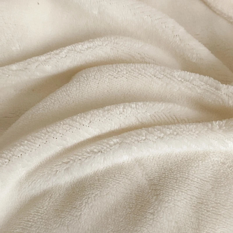 Afralia™ Velvet Ruffles Winter Bedding Set: Plush & Warm Heart Twisted Flowers Theme