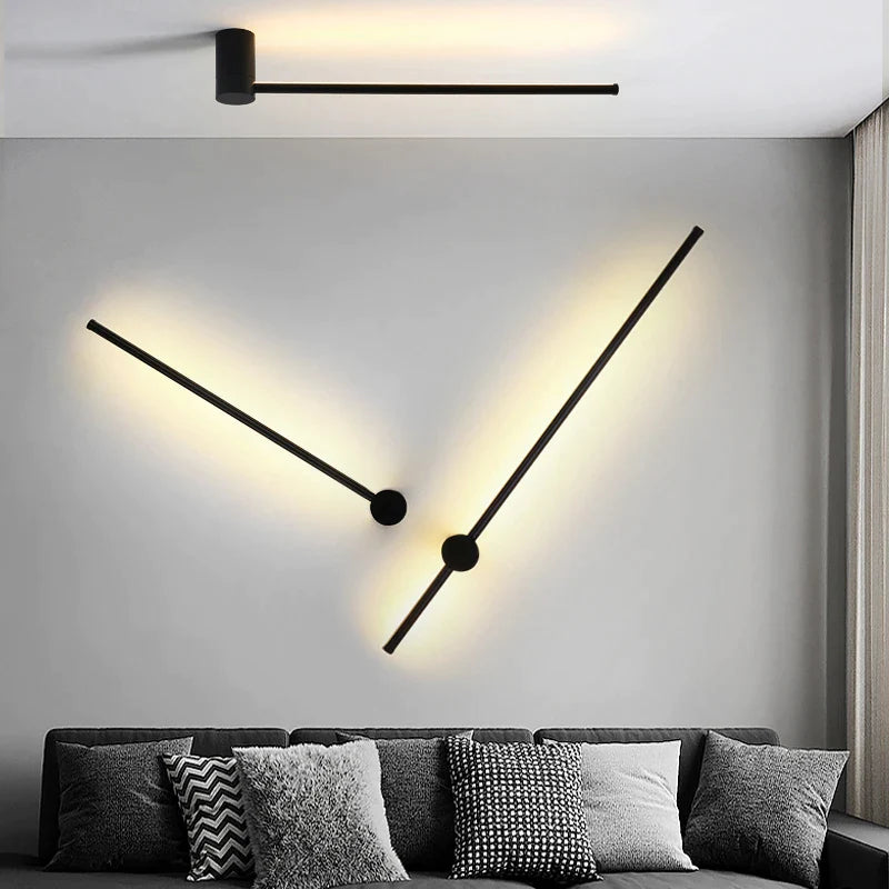 Afralia™ Modern Minimalist Wall Lamp for Living Room and Bedroom in Various Sizes