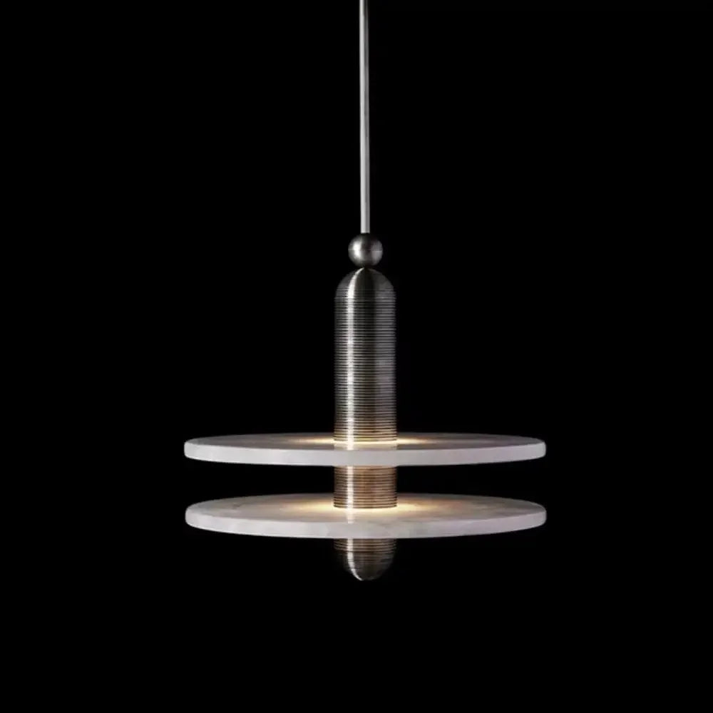 Afralia™ Nordic Marble Single Head Chandelier Luxury Lamps for Modern Restaurant & Bar