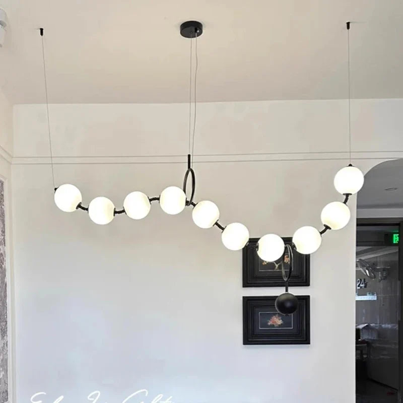 Afralia™ Modern Dine Pendant Light Chandelier for Indoor Dining Room Lighting