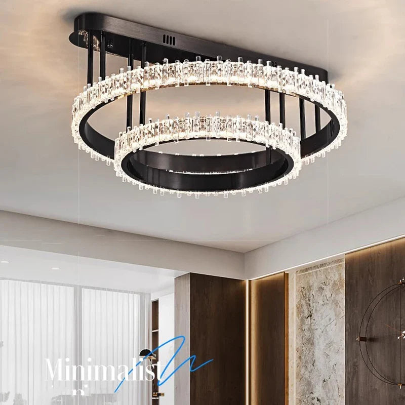 Afralia™ Nordic Smart LED Ceiling Lights for Home Bedroom Living Room Indoor Lighting