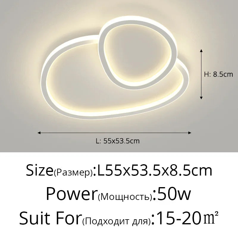 Afralia™ Modern Nordic Chandeliers for Master Bedroom and Living Room