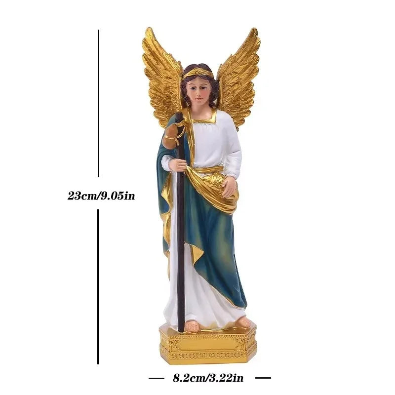 Afralia™ Angel God Statue Figurines for Home Decor and Religious Holidays
