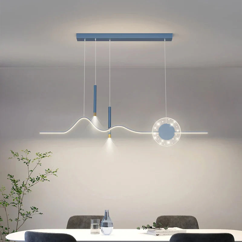 Afralia™ LED Pendant Lights Modern Hanging Lamp Dining Kitchen Island Decor