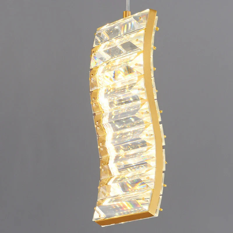 Afralia™ Deluxe Crystal Spiral Slinglights for Hotel Lobby, Dining Room Decor