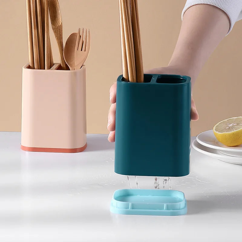 Afralia™ Kitchen Storage Rack for Cutlery and Tableware Organization