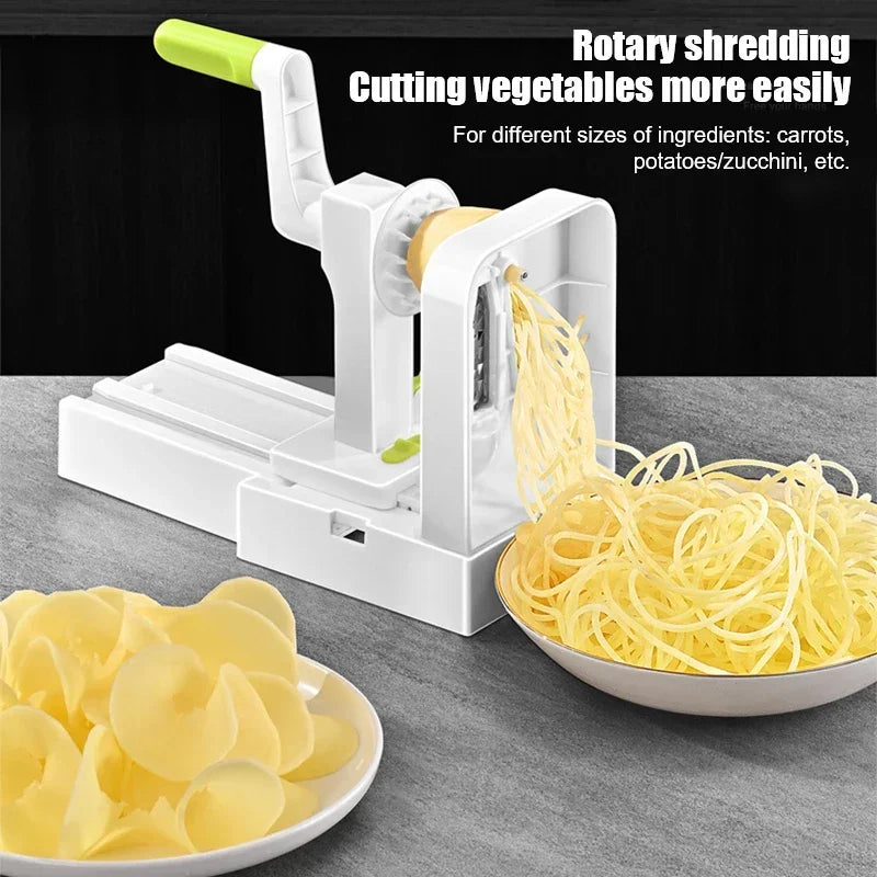 Afralia™ Spiralizer: Multifunctional Vegetable Grater & Potato Spiral Slicer Noodle Maker