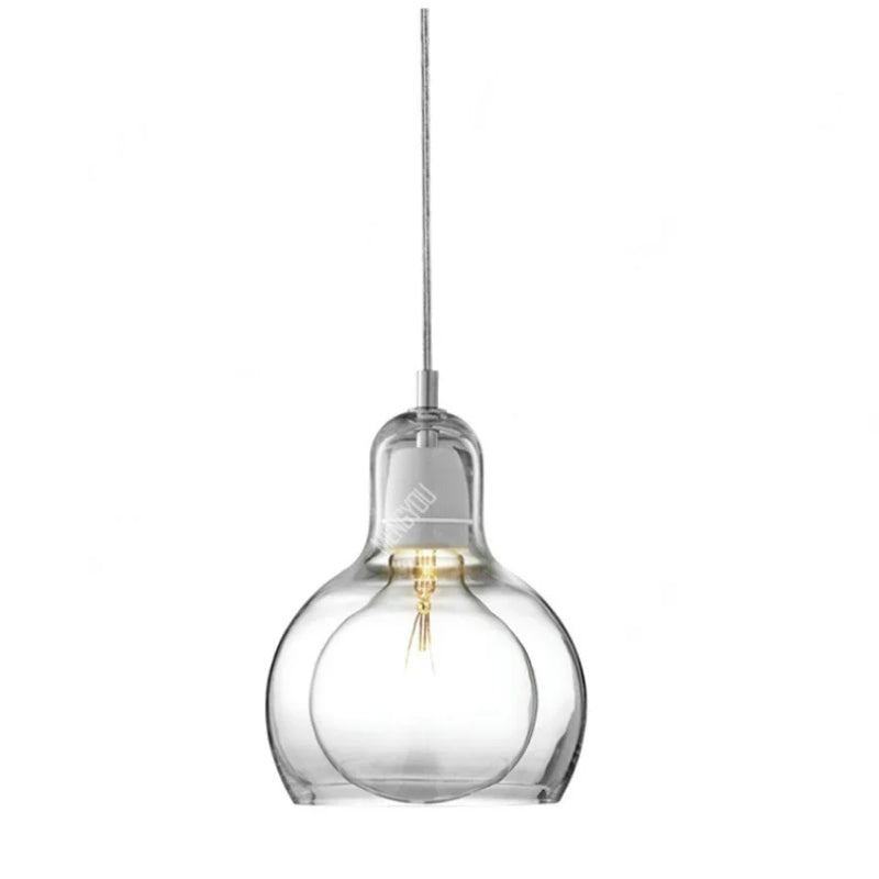 Afralia™ Glass Pendant Lights Modern Indoor Decoration Ceiling Lamp