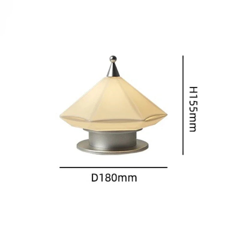 Afralia™ Rechargeable LED Table Lamp Touch Switch USB Charging for Home Office Study Bedroom