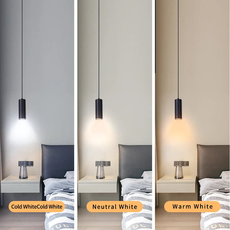 Afralia™ Tube Pendant LED Ceiling Light Chandelier Kitchen Lighting