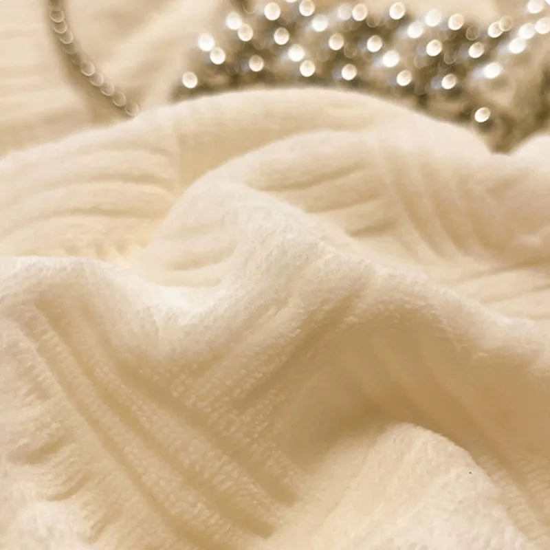 Afralia™ Plush Waffle Fleece Duvet Cover - Cozy 3D Carved Winter Comforter for Adults