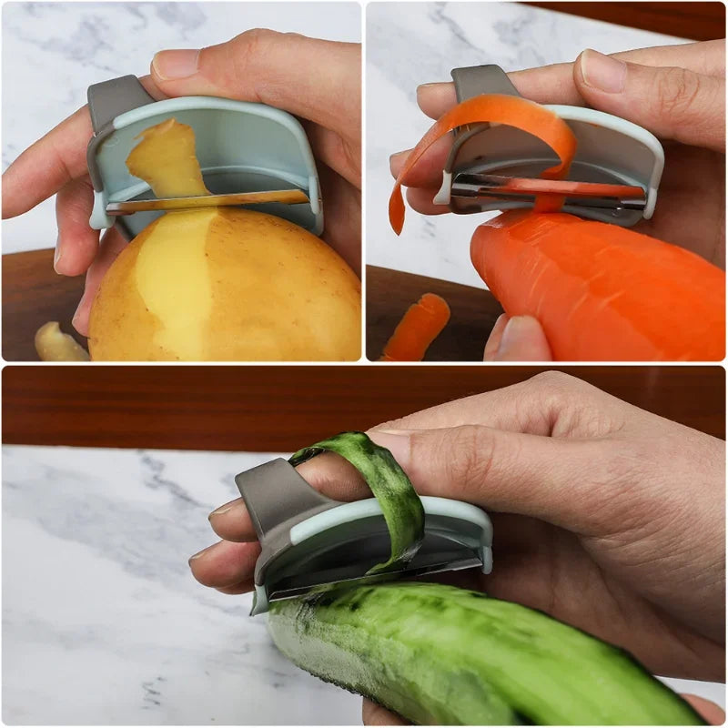 Afralia™ Finger Melon Grater & Peeler Set for Effortless Kitchen Prep