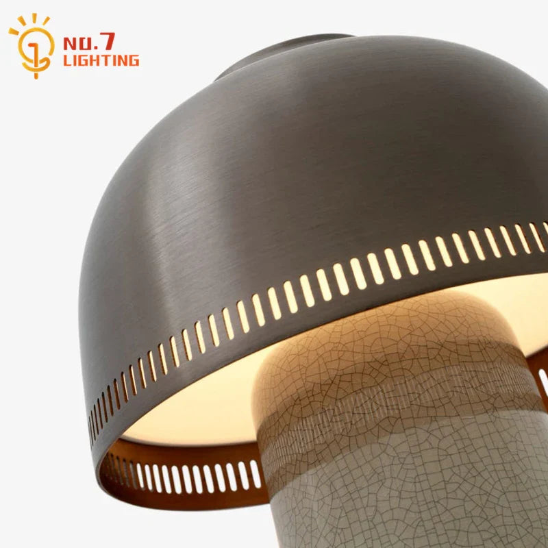 Afralia™ Ceramics Desk Lamp with Touch Dimming for Living Room, Bedroom, Study