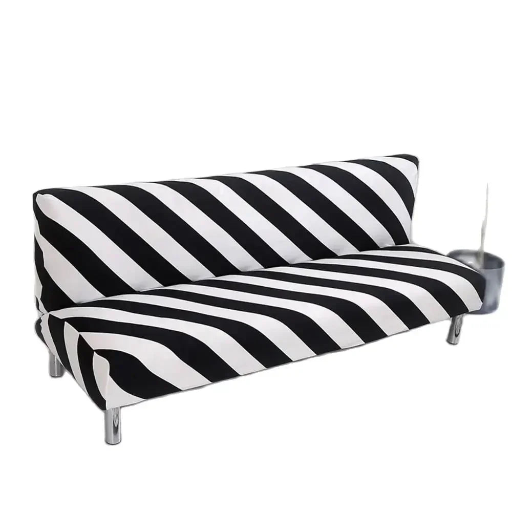 Afralia™ Print Futon Sofa Cover Slipcover for Couch Case