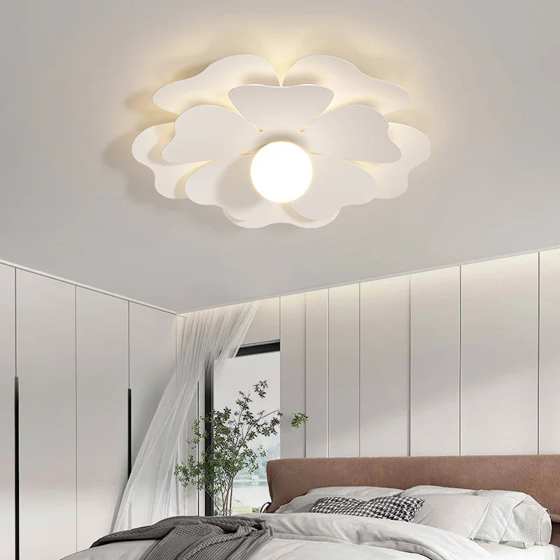 Afralia™ Modern Flowers Glass Ball Ceiling Lamp for Living Room - 2023