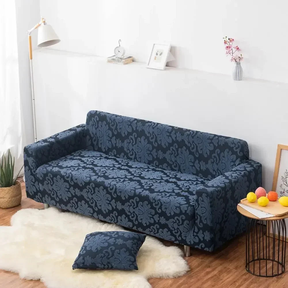 Afralia™ 3D Solid Embossed Thick Sofa Cover Slipcovers - Spandex Stretch Couch Case