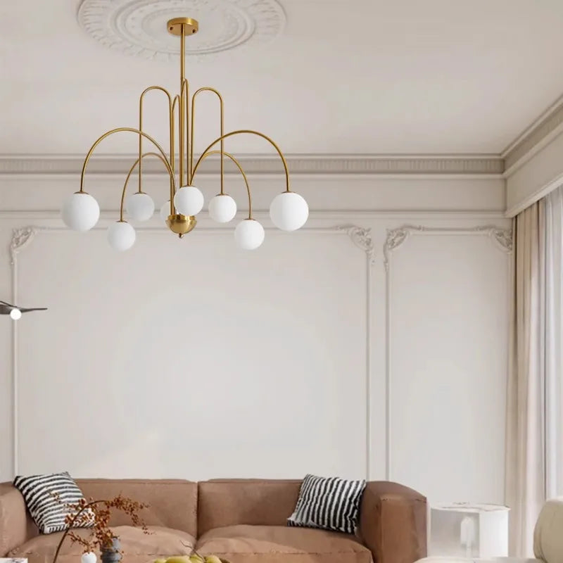 Afralia™ Modern LED Pendant Chandeliers for Living Room and Dining Room