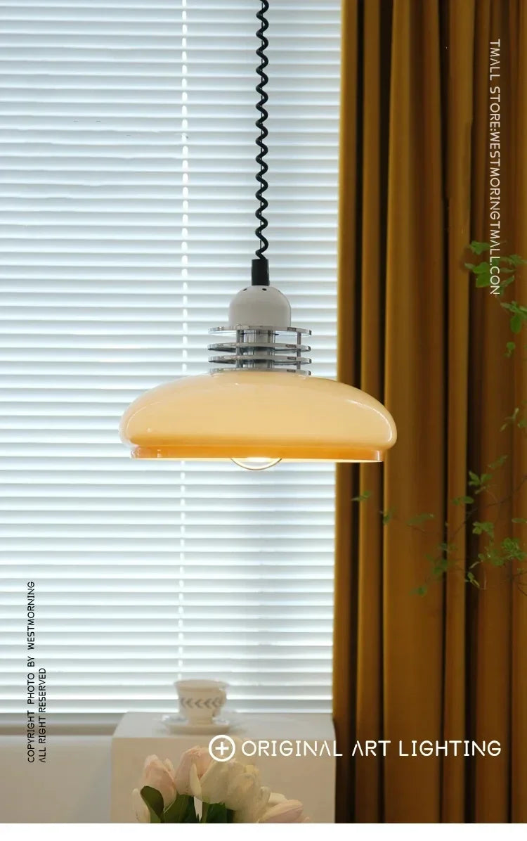 Afralia™ Nordic Retro Pendant Light for Restaurant, Bar, Bedroom, and Study