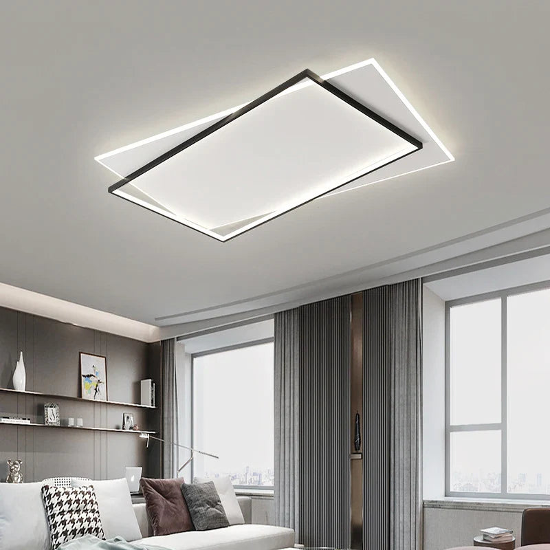 Afralia™ Nordic LED Ceiling Lamp for Living Room Bedroom Study Indoor Decor