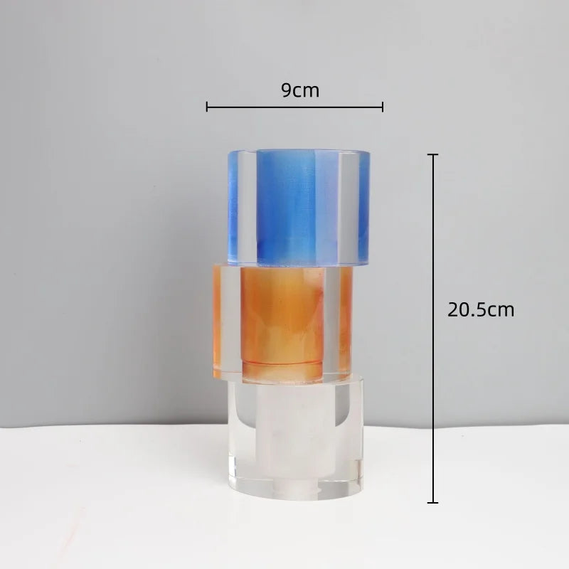 Afralia™ Clear Crystal Mosaic Vase - Home Decoration Terrarium Flower Pot