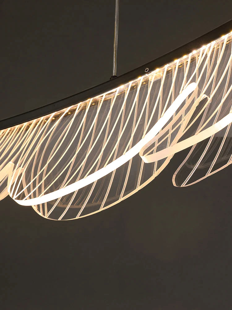 Afralia™ Italian Copper Chandelier: Modern, Luxury, Light Guide Design for Restaurant and Bar