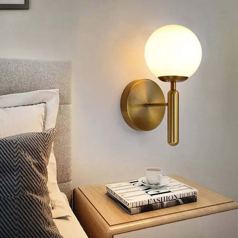 Afralia™ Nordic LED Wall Lamp: Modern Minimalist Bedroom Light Fixtures