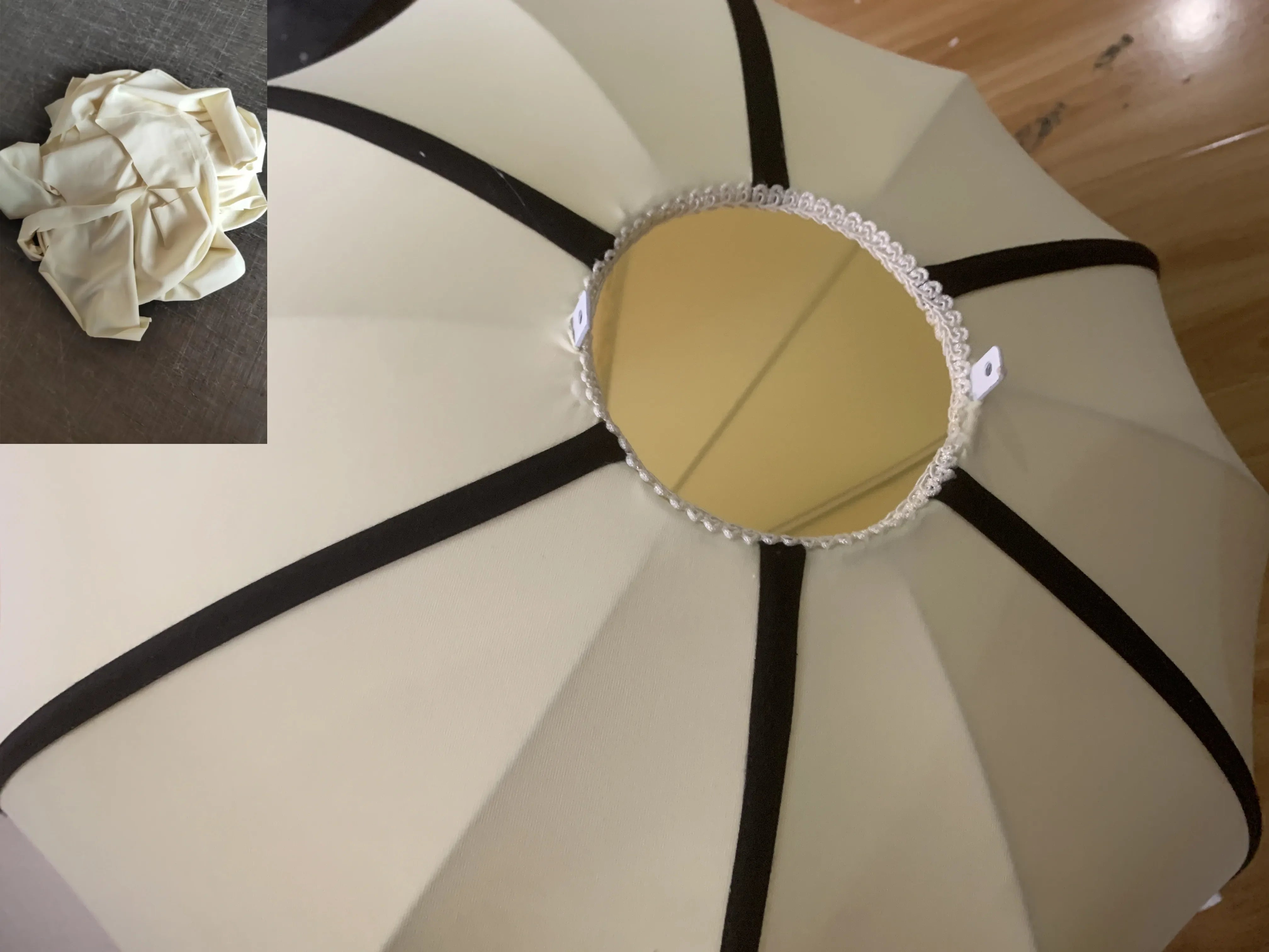 Piet Lanterns Pendant Lamp by Afralia™: Simple Fabric Bedroom Light & Dining Room Decor