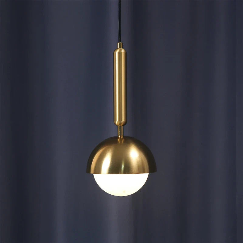 Afralia™ Glass Ball LED Pendant Chandelier for Home Decor and Modern Lighting