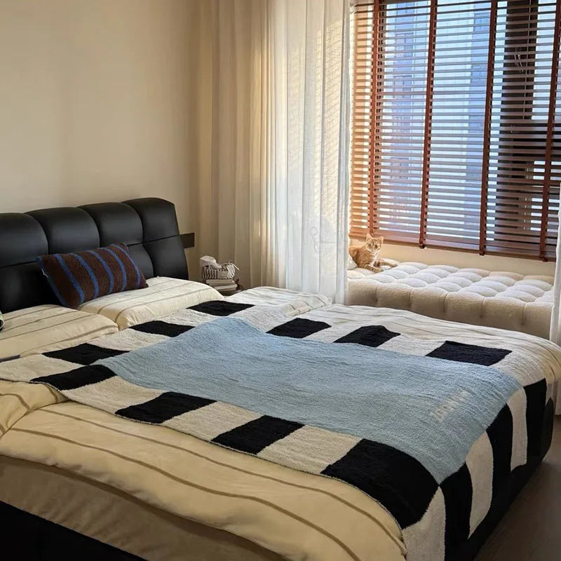 Afralia™ Cozy Skin-Friendly Flannel Sofa Blanket for All SeasonssetCellValue.