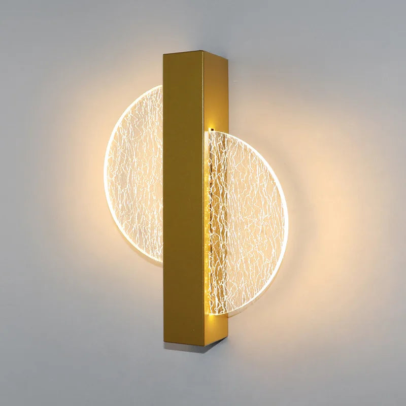 Afralia™ Modern Acrylic LED Wall Lamp Sconce Light for Living Room Bedroom Stair Decor