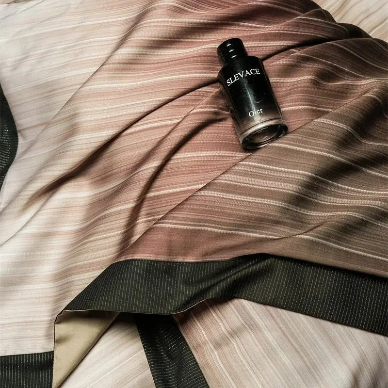 Afralia™ Light Luxury Lyocell Cotton Bedding Set: Soft Silky Sleep Naked Duvet, Sheet & Pillowcases