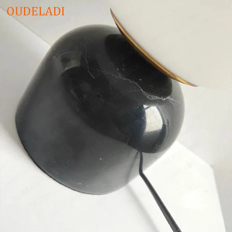 Afralia™ LED Glass Ball Table Lamp for Home Decor & Bedroom, Study, Living Room Lighting