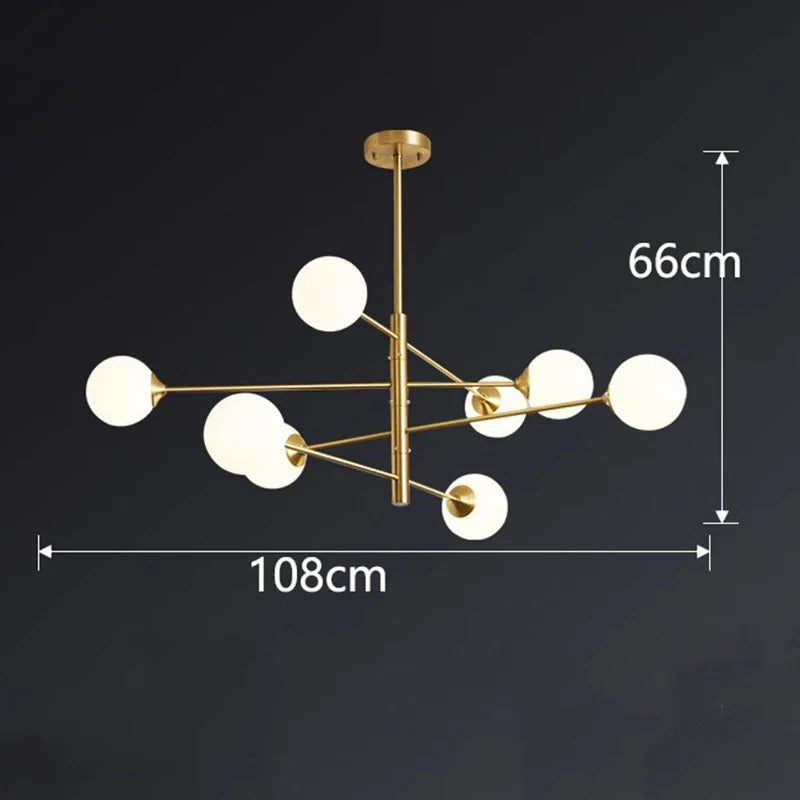 Afralia™ Nordic Stair Chandelier Living Room Bedroom Pendant Lights Ceiling Light