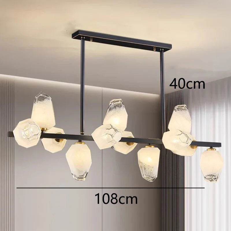 Afralia™ LED Pendant Light Chandeliers for Modern Home Decor Living Room Dining Room Lighting