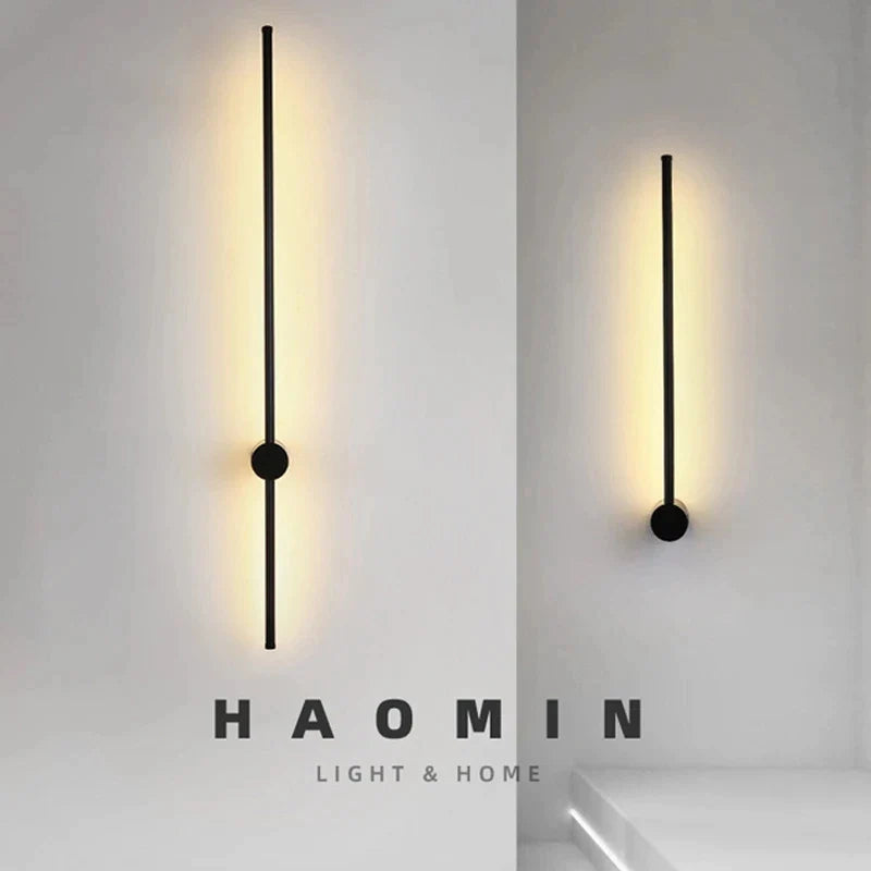 Afralia™ Modern LED Wall Sconce Gold Black for Bedroom & Living Room