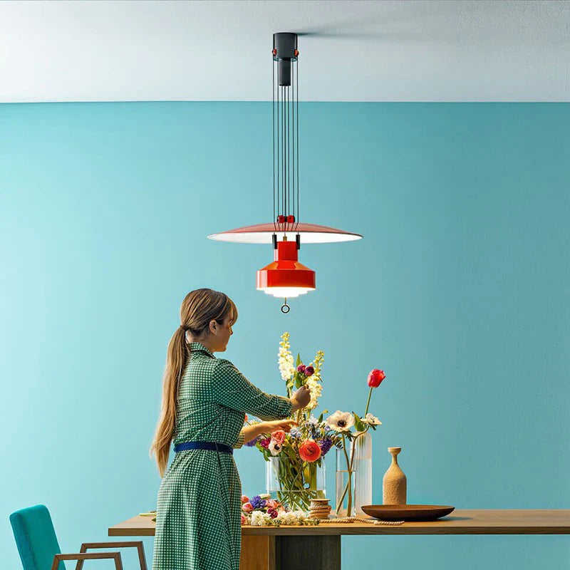 Afralia™ Nordic Modern Pendant Lamp: Retro Art Adjustable Hanging Light