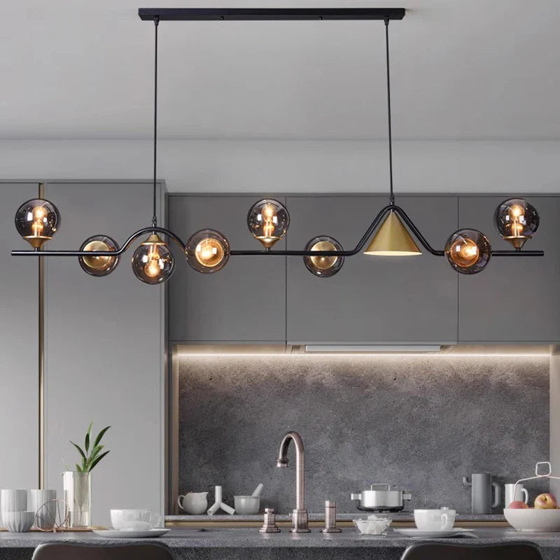 Afralia™ Nordic Dining Room Pendant Light Chandelier for Living Room